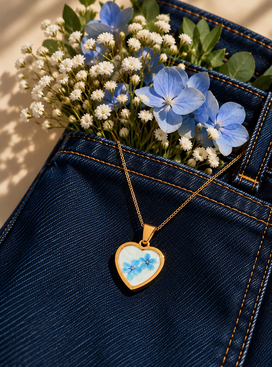 Colgante Bloom Azul