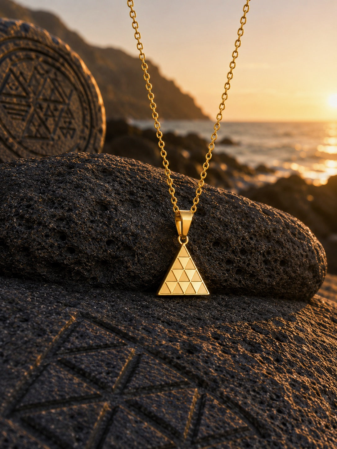 Pintadera Canaria Triangular Mini