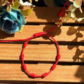 Pulsera roja 7 nudos
