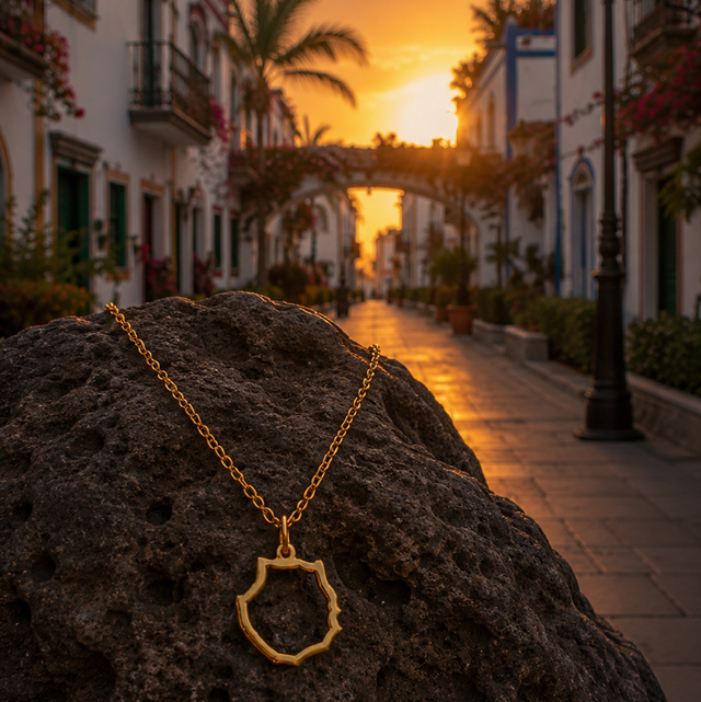 Colgante Isla Gran Canaria Silueta